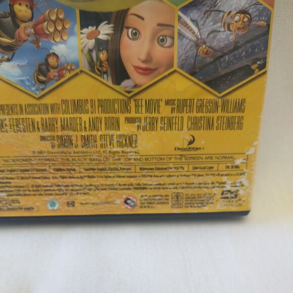 Bee Movie DVD Animated Starring Jerry Seinfeld Renee Zellweger - Picture 4 of 5